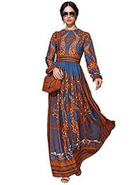 Floryday Women S Chiffon Floral Long Sleeve Maxi Casual Dress Xs At Amazon Women S Clothing St Long Dress Casual Maxi Dresses Casual Casual Dresses For Women
