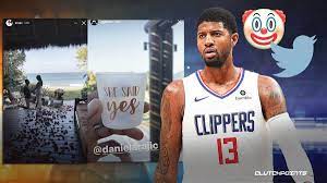 Maybe you would like to learn more about one of these? Nba Twitter Clowns Paul George After Announcement With Daniela Rajic