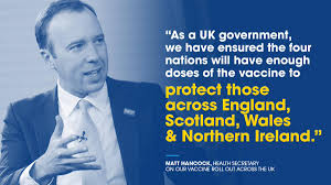 Matt hancock is a pube, but i think it was a mixture of sadness, relief & happiness (i'm a happy, rarely a sad crier. Matt Hancock On Twitter As A Uk Government We Have Ensured The Four Nations Will Have Enough Doses Of The Vaccine To Protect Those Across England Scotland Wales Northern Ireland Https T Co 2avhvjvrrv