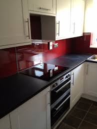 Outstanding stainless steel kitchen backsplash ideas. Worktop Splash Back With White Gloss Kitchen Thedibb