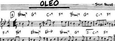 Oleo Comping Etude Single Note Solo Chord Shapes