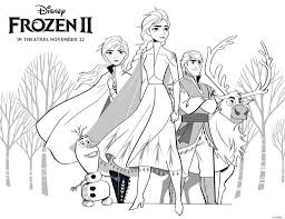 Disney S Frozen 2 Printable Color Sheets Highlights Along The Way Elsa Coloring Pages Disney Coloring Pages Frozen Coloring
