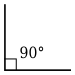 For instance seven and a half degrees is now usually written 7.5°. Ø²Ø§ÙˆÙŠØ© Ù‚Ø§Ø¦Ù…Ø© ÙˆÙŠÙƒÙŠØ¨ÙŠØ¯ÙŠØ§