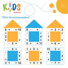Take free online math courses from mit, asu, and other leading math and science institutions. Fill In The Missing Numbers Easy Colorful Math Crossword Puzzles For Preschool Elementary And Middle School Kids Royalty Free Cliparts Vectors And Stock Illustration Image 147814749