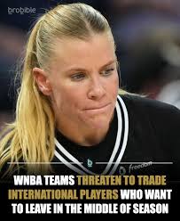 The WNBA season runs from mid-May to the championship series in early  October, which runs in parallel to international competition like FIBA  EuroBasket. Players who want to leave their professional club to