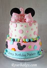 Minnie Mouse 1st Birthday Cake Smash Cake