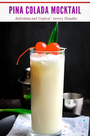 Pina Colada Mocktail Virgin Coco Colada Savory Thoughts Recipe Pina Colada Recipe Pina Colada Mocktail Pina Colada Recipe Non Alcoholic