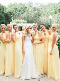 Pretty Light Yellow Halter Long Bridesmaid Dresses Bw0428 Bridesmaiddresses Br Bridesmaid Dresses Long Chiffon Yellow Bridesmaid Dresses Bridesmaid Dresses