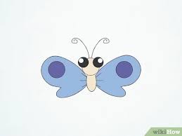Step 2 followed by the right wing. How To Draw A Butterfly With Pictures Wikihow