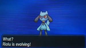 Riolu Evolution Pokemon Evolution