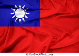 Flag of taiwan has the red bright field that makes up the majority of the flag. Waving Taiwan Flag Canstock