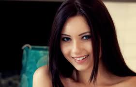 Wallpaper look, face, brunette, blue eyes, looks, Natasha Belle, Very  beautiful girl for mobile and desktop, section девушки, resolution  1920x1080