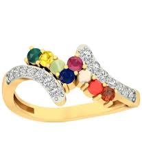 The Tanishq Diamond Gemstone Ring 14kt Gold Wearyourshine