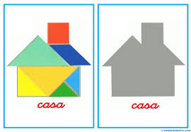 Con estos juegos de matemáticas para primaria ✅. Armar Casa Con Figuras Geometricas Novocom Top