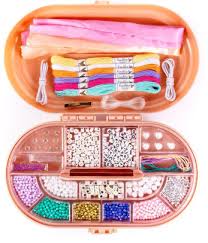 This stmt diy alphabet jewelry set ($17) can make so many cute pieces. Stmt Diy Jewelry Kit With Case Red Blue Circle