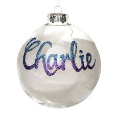 2 mini snowglobe baubles is just adorable. Personalised Christmas Baubles The Cutest Ornament On The Tree