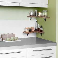 While you can certainly mount the tv on. Olakee Corner Wall Shelves Rustic Wood Corner Floating Shelves For Bedroom Living Room Bathroom Kitchen Set Of 2 Carbonized Black Buy Online At Best Price In Uae Amazon Ae