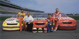 This crash prompted nascar to take a look at how to keep the cars back on the ground. Wow Terry Labonte Rick Hendrick Jeff Gordon Ken Schrader Vintage Stock Photo Nascar Race Cars Nascar Racing Jr Motorsports