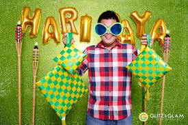 Instant print photo booth promotion with real photo booth. Theme 1 Rock N Roll Raya Hari Raya Photo Booth Stage Decorations Eid Decoration Wedding Decorations