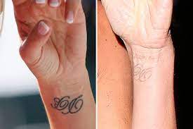 On the soccer star and victoria's tenth wedding anniversary, she got a hebrew saying tatted on her wrist roughly translated to together, forever, eternally. Victoria Beckham Reveals Very Faded Wrist Tattoo Tribute To David Is She Having It Removed Mirror Online