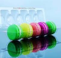 Custom Personalised Transparent Macaron Box Packaging