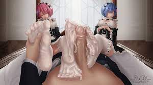 re zero feet  funny cocks & best free porn: r34, futanari, shemale,  hentai, femdom and fandom porn