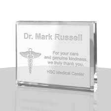 personalized doctor thank you plaque