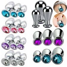 Lot Stainless Steel Weights Plug Anal Butt Adult Toys Bulb Stopper Jeweled  Toys | eBay