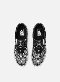 Fallow 2pac the killuminati page og. Vans Classic Slip On Bandana Men Black True White Graffitishop