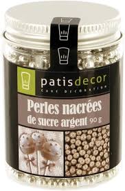 Perles De Sucre Nacrees Argent En Flacon 90g Pas Cher Achat En Ligne Zodio