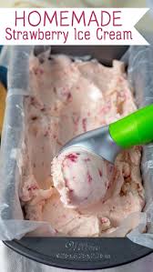The cuisinart ice cream maker can make all types of ice creams. Homemade Strawberry Ice Cream Ice Cream Maker Recipe