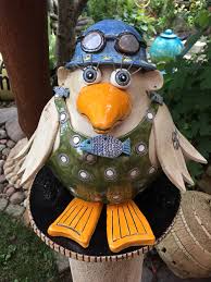 Badenixe Topferarbeiten Kurbis Malen Keramik Tiere