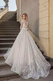 Sgd266 Charming Off White Wedding Dresses 3 4 Sleeves Bridal Dresses Lace A Line Wedding Dress With Long Bridal Dresses Bridal Dresses Lace Ball Gowns Wedding