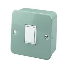 2 gang light switch electrical. Wickes Metal Clad 1 Gang 2 Way Light Switch Polished Wickes Co Uk