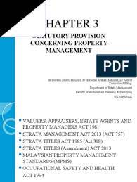 Lots are either apartments, garages or storerooms and each is. Rem317 Topic 3 Act 757 1 Ppt Real Estate Appraisal Property Management