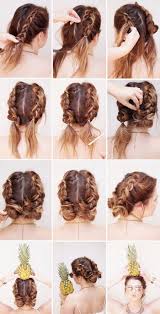 Queue de cheval avec tresse (5 idées), pour tous les jours. Comment Faire Une Coiffure Facile Cheveux Mi Longs Archzine Fr