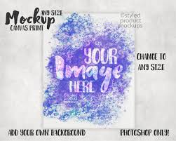 Dye Sublimation Canvas Photo Print Mockup Add Your Own Image Etsy In 2020 Canvas Photo Prints Print Mockup Metal Photo Prints