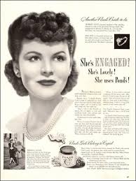 1941 vintage AD POND'S COLD CREAM Marion Lynn another Pond's Bride to Be  090821