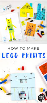 Create Easy Lego Prints For Kids With Legos Stamp Pads Art Activities For Kids Lego Print Used Legos