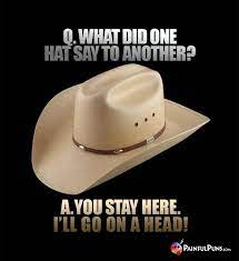 Hat Jokes Cap Puns Head Wear Humor Painfulpuns Com