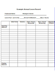 An employee annual leave record spreadsheet helps in keeping a track of the leaves taken by each individual worker. 30 Sample Vacation Trackers In Pdf Ms Word Excel