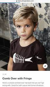Boy Haircut Comb Over With Fringe Boys Long Hairstyles Boy Haircuts Long Toddler Boy Haircut Fine Hair