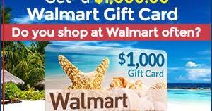 You can get free walmart gift cards, in exchange for just a little bit of your time. Gift Card Giveaway Updates