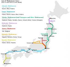 The japan rail (jr) network is extensive and the trains reach a top completed in 1975, it is the second oldest japanese shinkansen line. Jungle Maps Map Of Japan Bullet Train