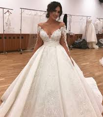 Custom Long Sleeve Wedding Gowns You Can Afford Ball Gown Wedding Dress Long Sleeve Wedding Dress Lace Ball Dresses