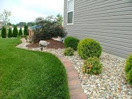Image Result For Landscaping With Rocks Around House Landscaping With Rocks Landscaping Around House Side Yard Landscaping