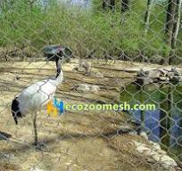 crane cage netting, crane aviary fence, wire rope mesh for ...