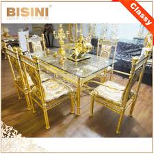We feature kitchen and dining room furniture for casual meals, such as barstools that are great for the kitchen island or breakfast table that's a space saver. Arabic 18k Gold Plated Dining Room Table Set For 6 People Antique Baroque Design Brass Dining Room Furniture Buy Gold Plated Dining Room Table Set Baroque Design Dining Table Brass Dining Room Furniture