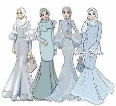 Gambar sketsa desain baju garlerisket. Pin Oleh Sarafounoun Di Muslimah Art Design Gambar Desain Busana Gambar Mode Menggambar Model Pakaian