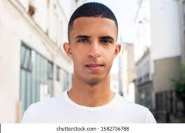 Close Front Portrait Serious Young North Stock Photo 1582736788